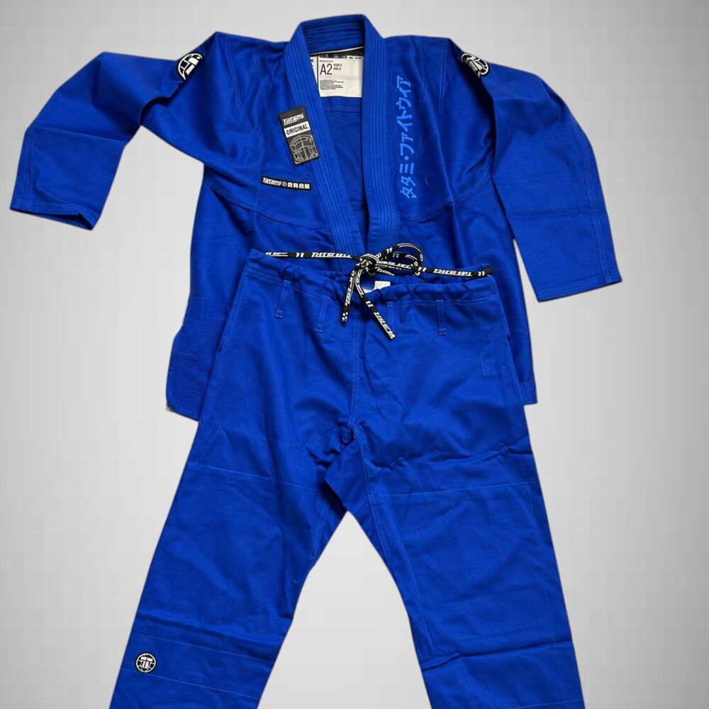 Tatami The Original V2 BJJ Gi Men's A2 Blue Jiu Jitsu Kimono NWT